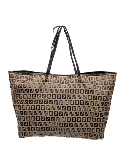 Fendi Zucchino FF Roll Tote