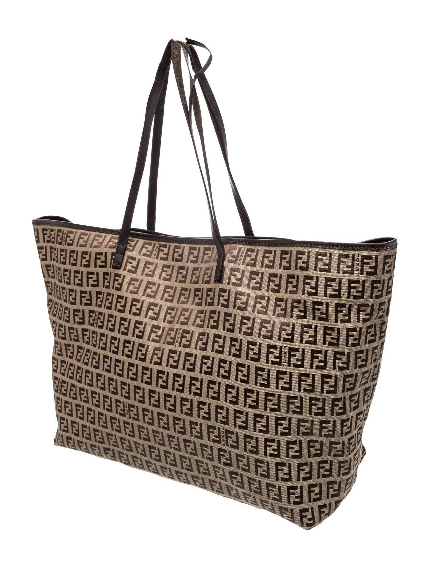 Fendi Zucchino FF Roll Tote