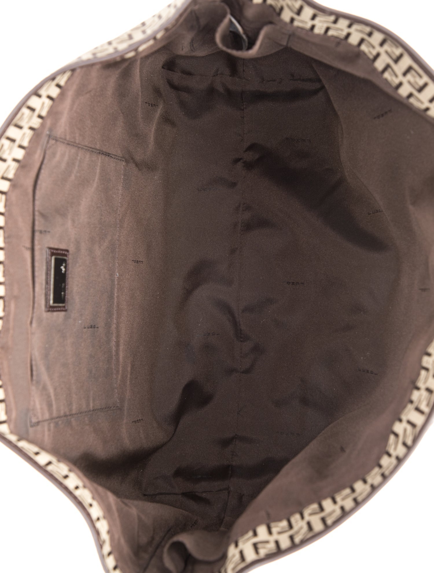 Fendi Zucchino FF Roll Tote