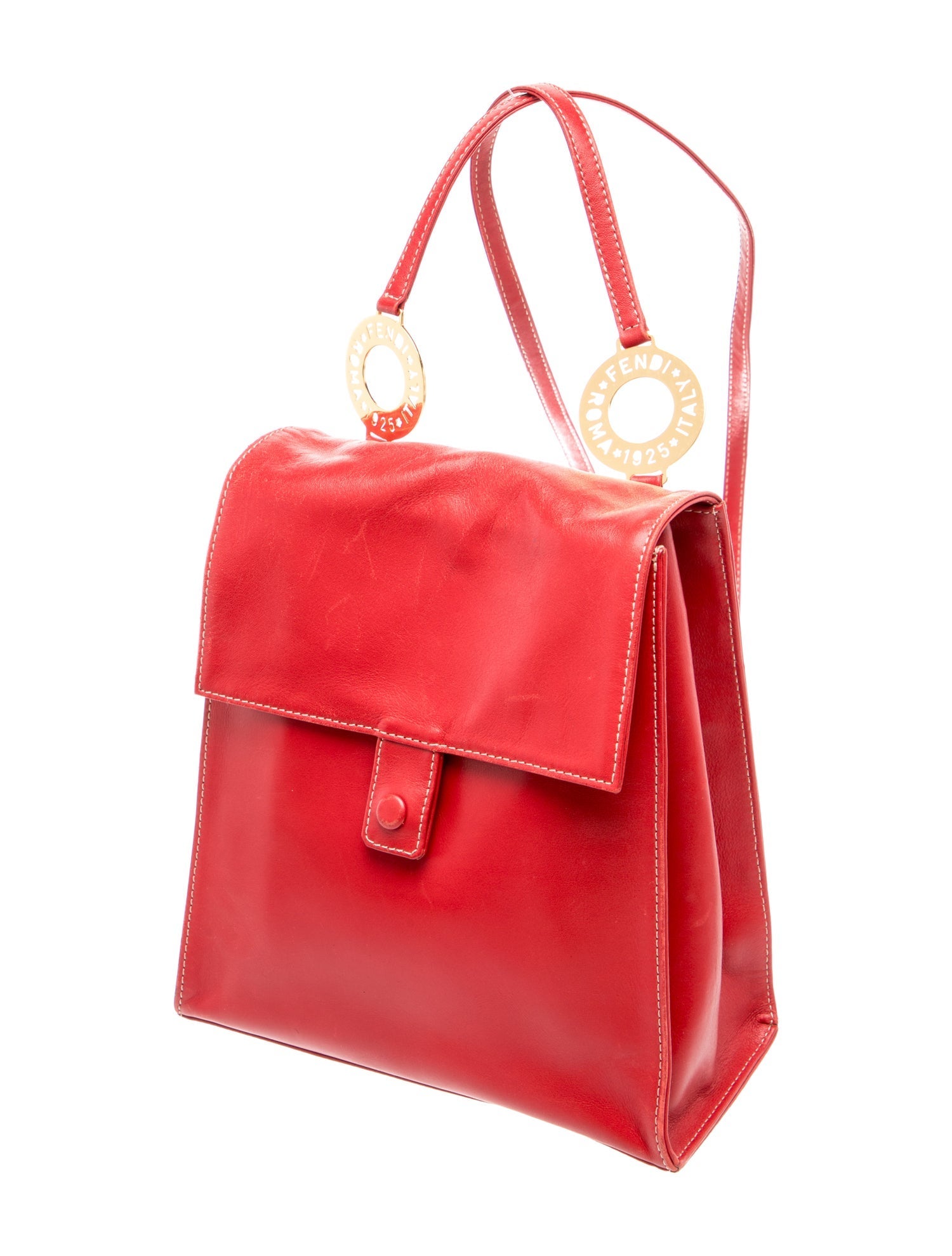 Fendi Leather Backpack Vintage