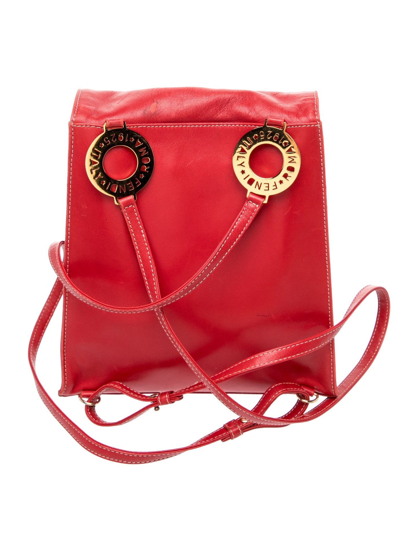 Fendi Leather Backpack Vintage