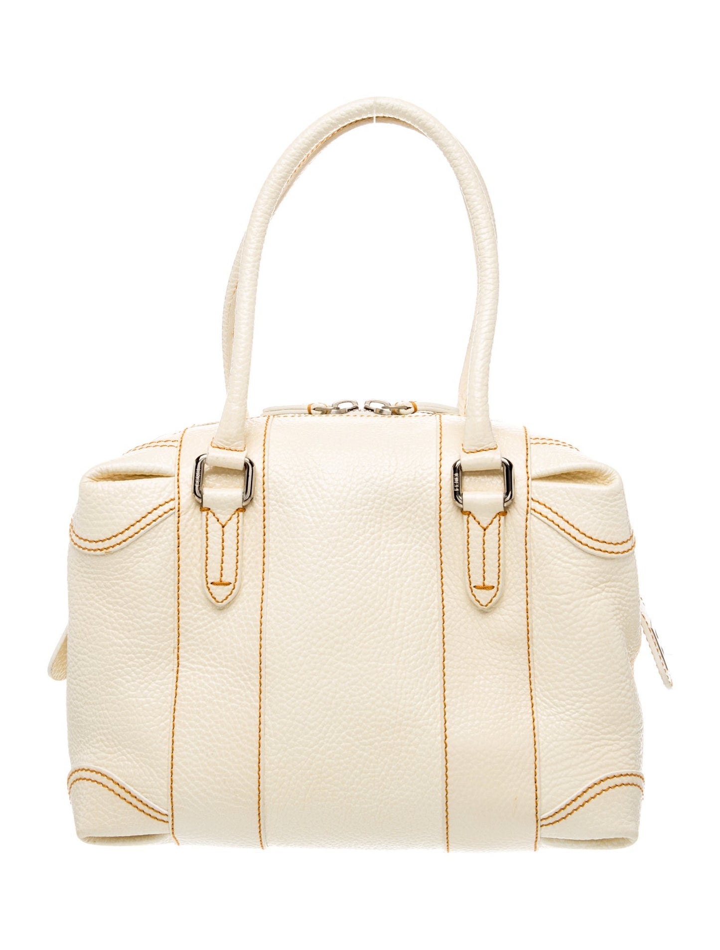Fendi Leather Top Handle Bag Vintage