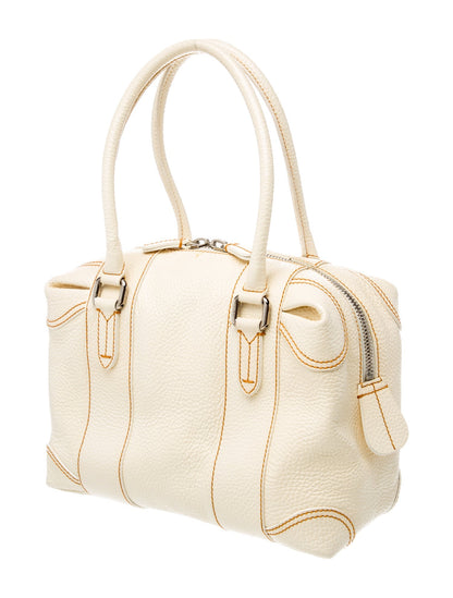 Fendi Leather Top Handle Bag Vintage
