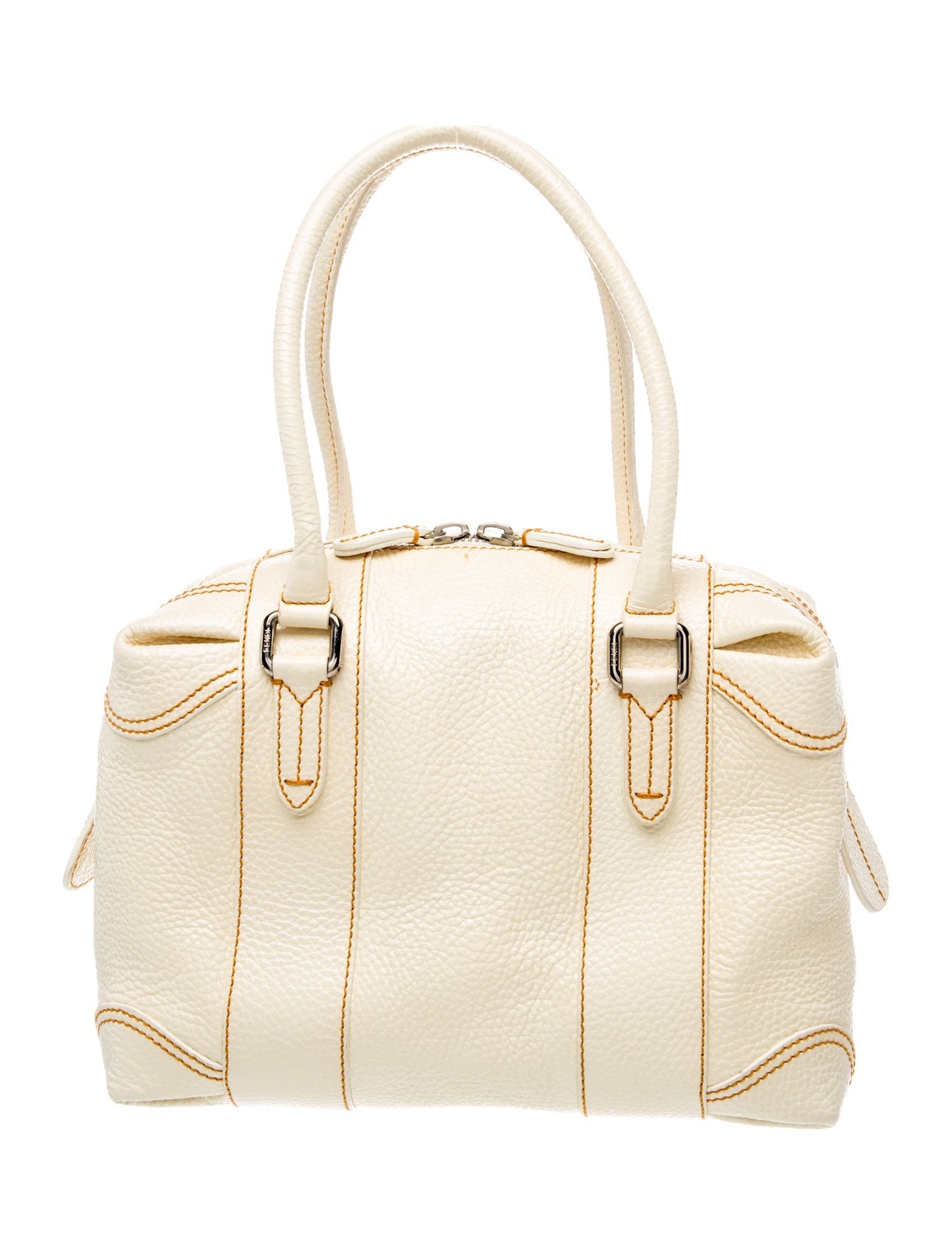 Fendi Leather Top Handle Bag Vintage