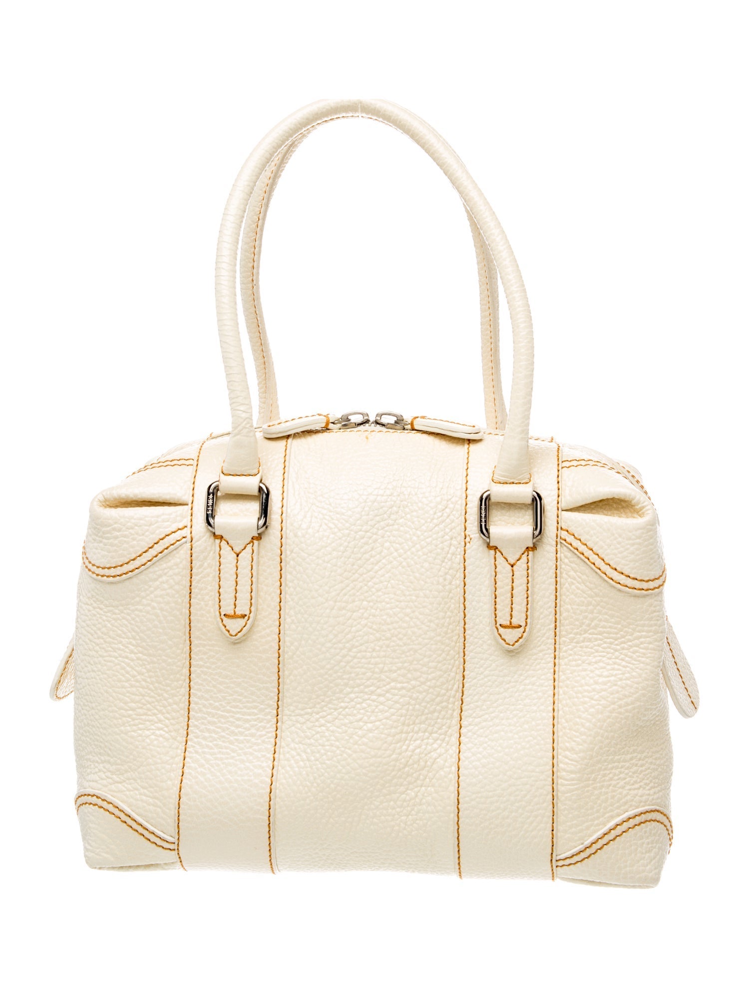 Fendi Leather Top Handle Bag Vintage