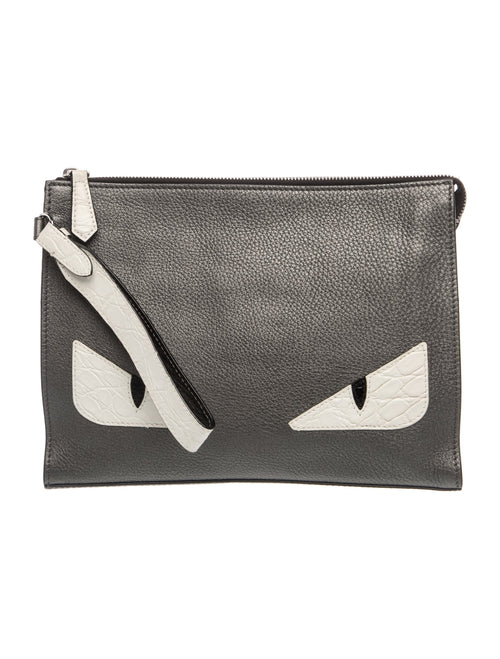 Fendi Leather Clutch