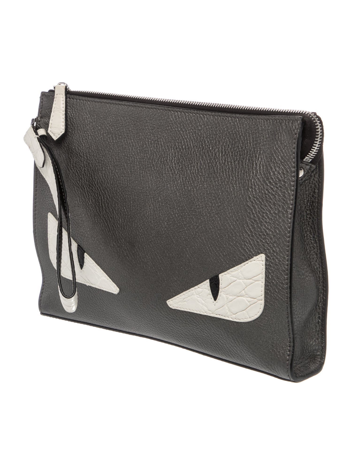 Fendi Leather Clutch