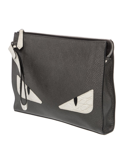 Fendi Leather Clutch