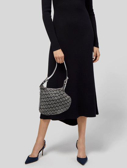 Fendi Zucchino FF Oyster Vintage