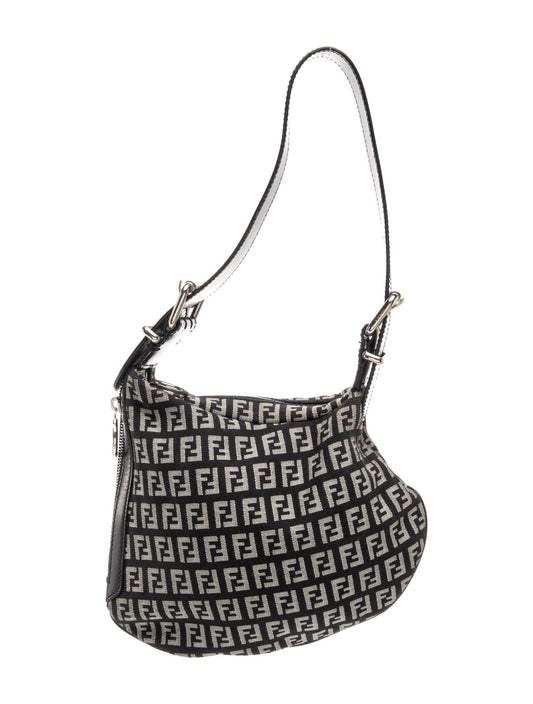 Fendi Zucchino FF Oyster Vintage