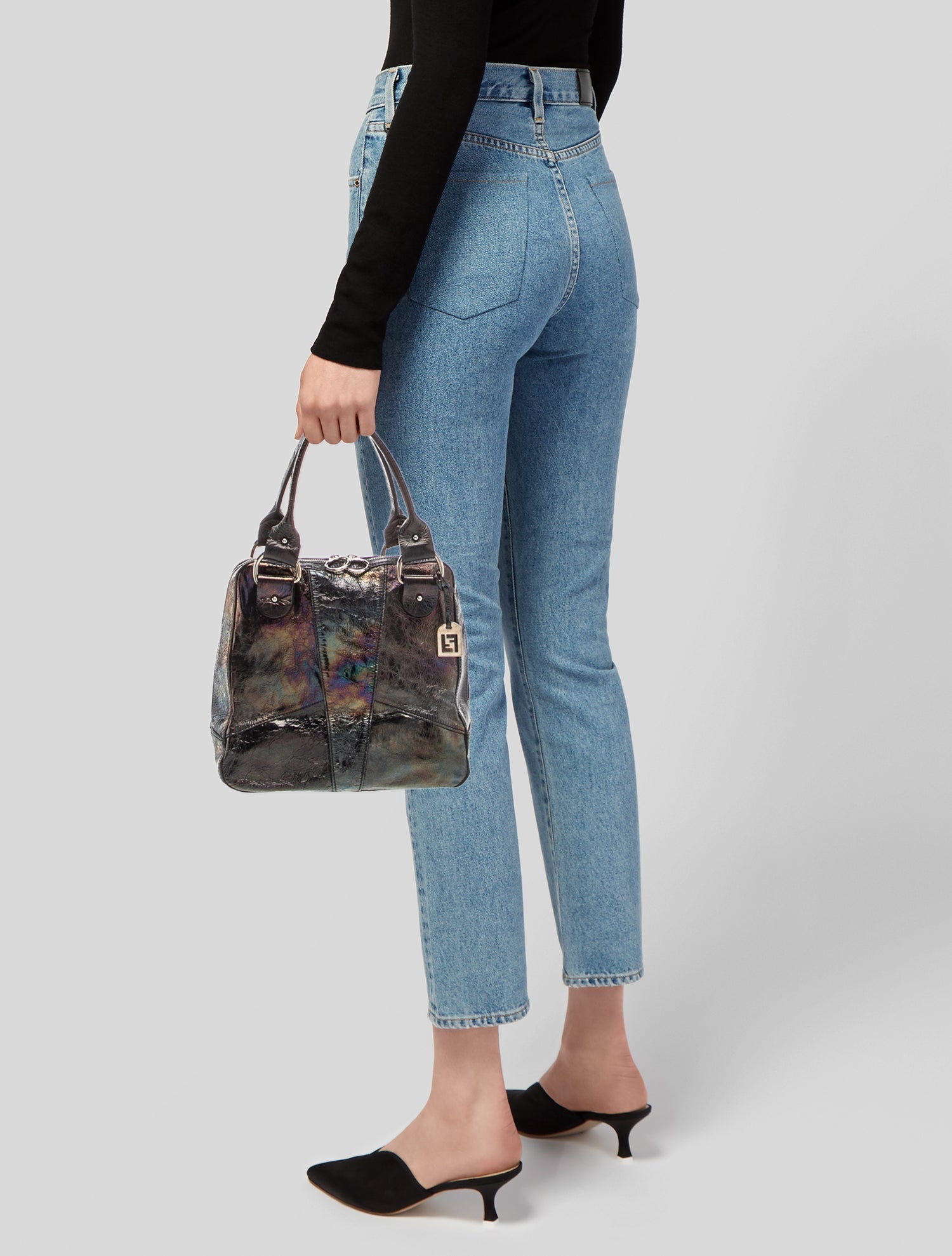 Fendi Leather Top Handle Bag