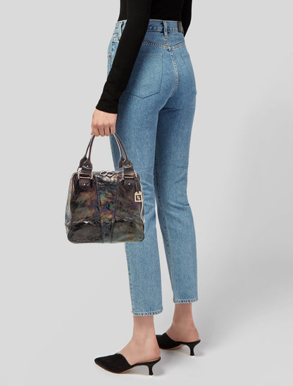 Fendi Leather Top Handle Bag