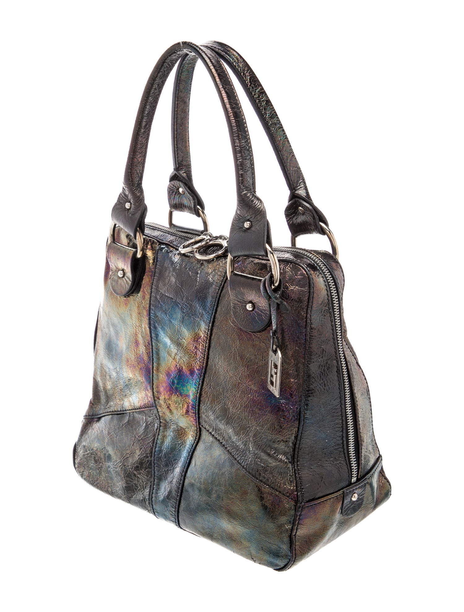 Fendi Leather Top Handle Bag