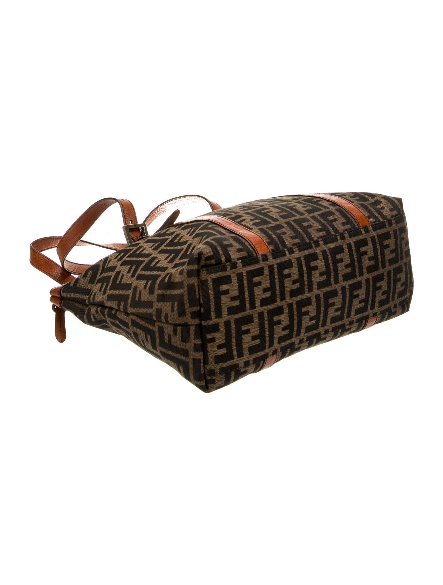 Fendi Zucca FF Messenger Bag Vintage