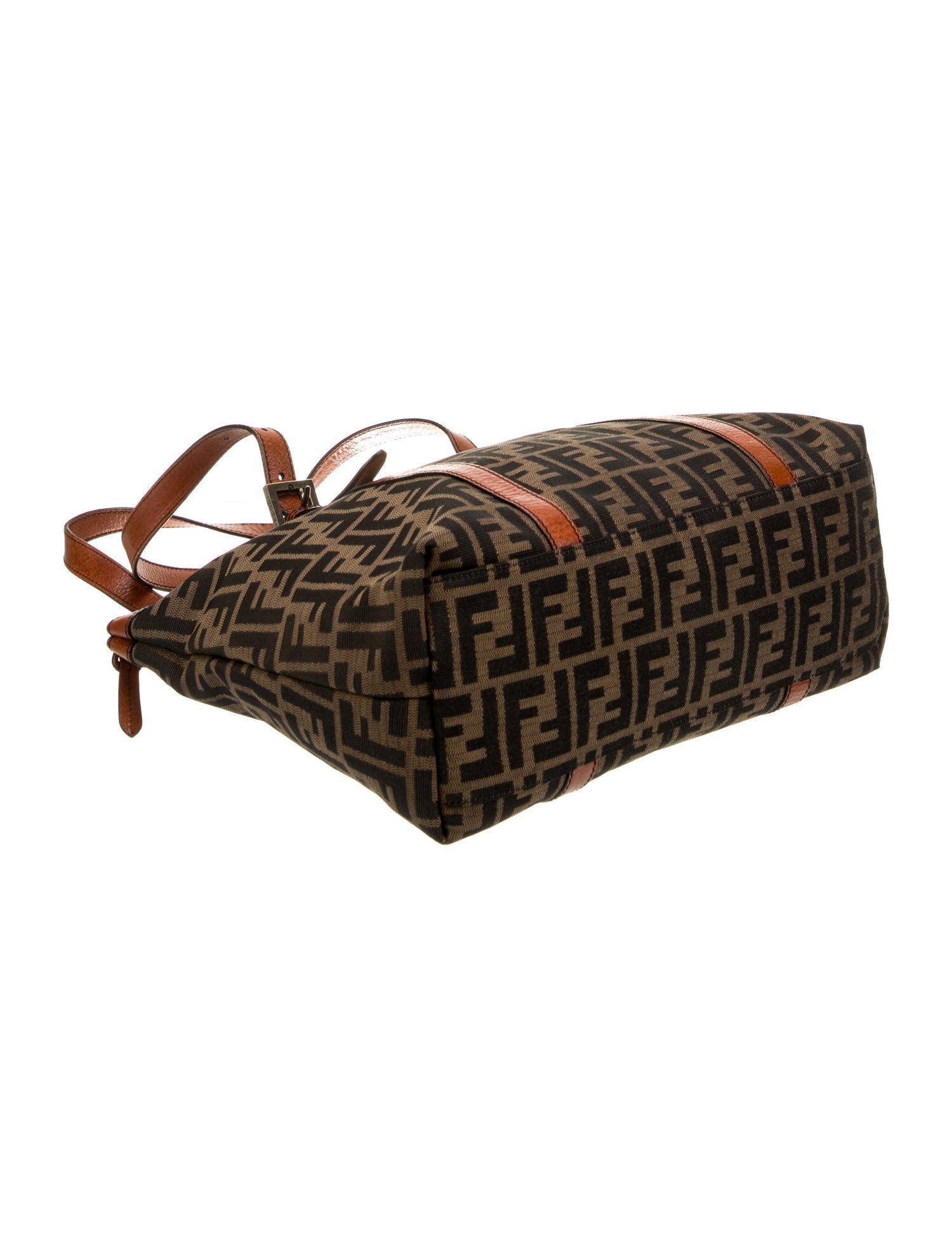 Fendi Zucca FF Messenger Bag Vintage