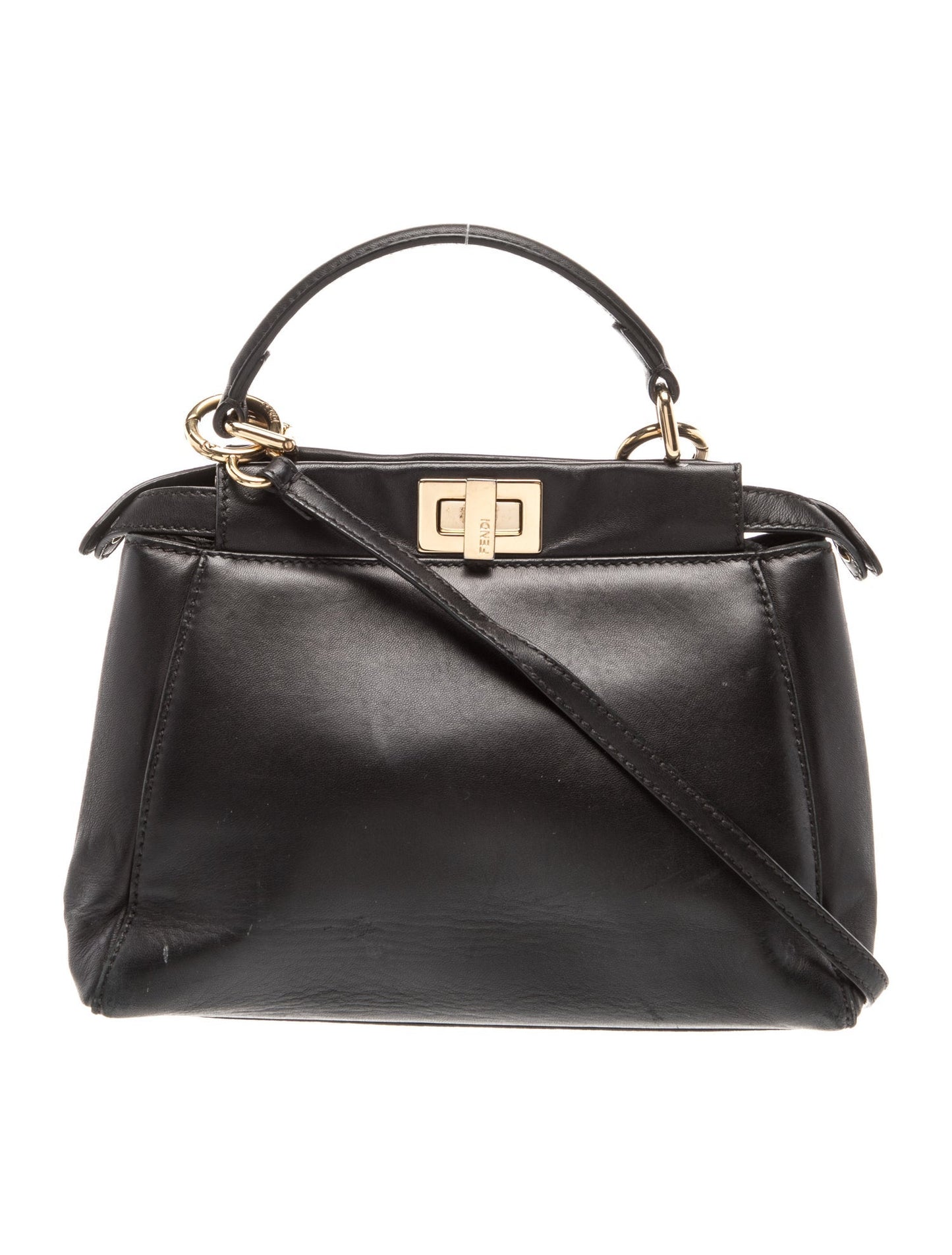 Fendi Leather Peekaboo Mini