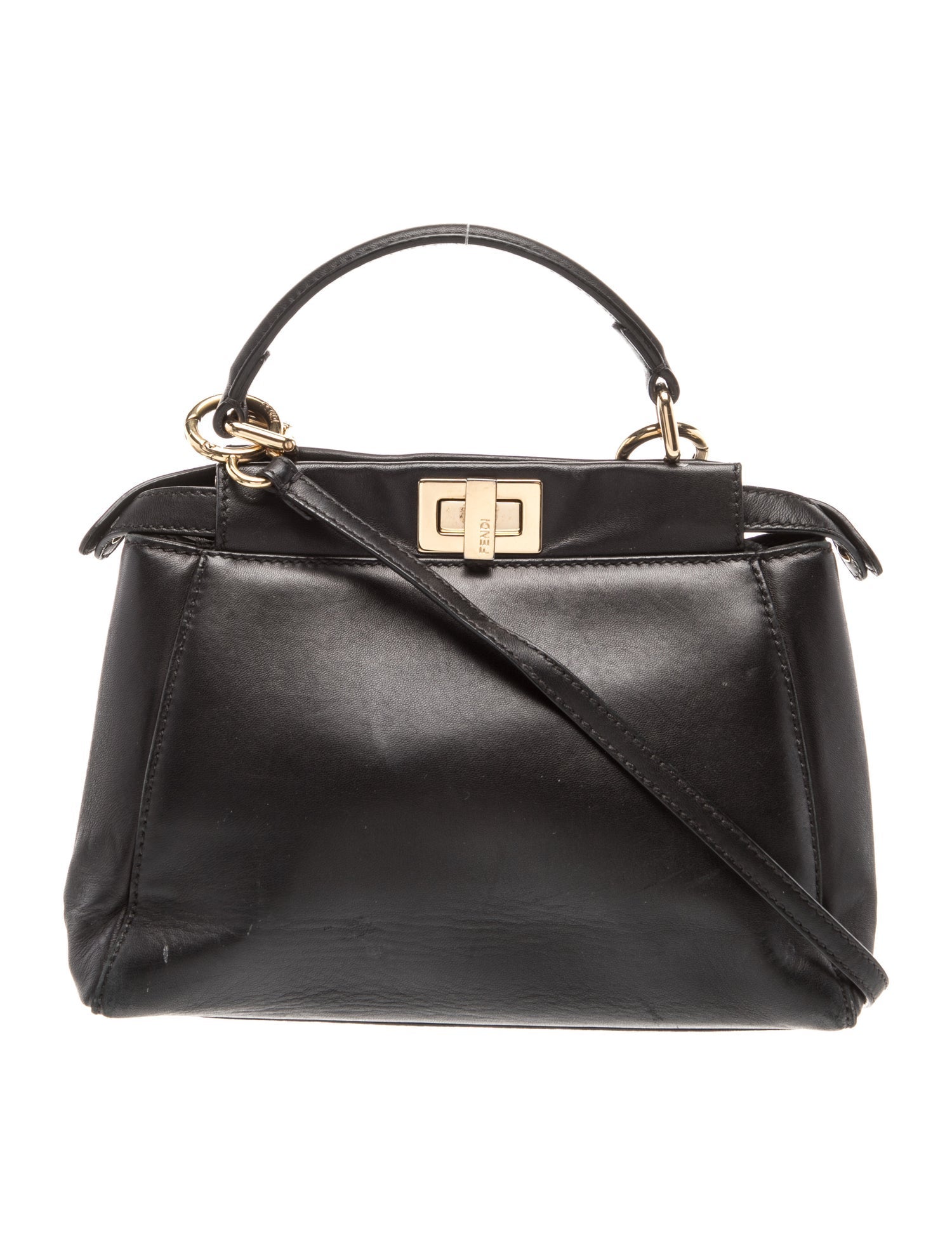Fendi Leather Peekaboo Mini