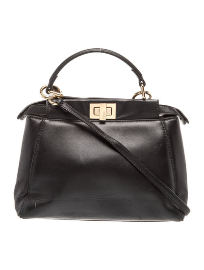 Fendi Leather Peekaboo Mini