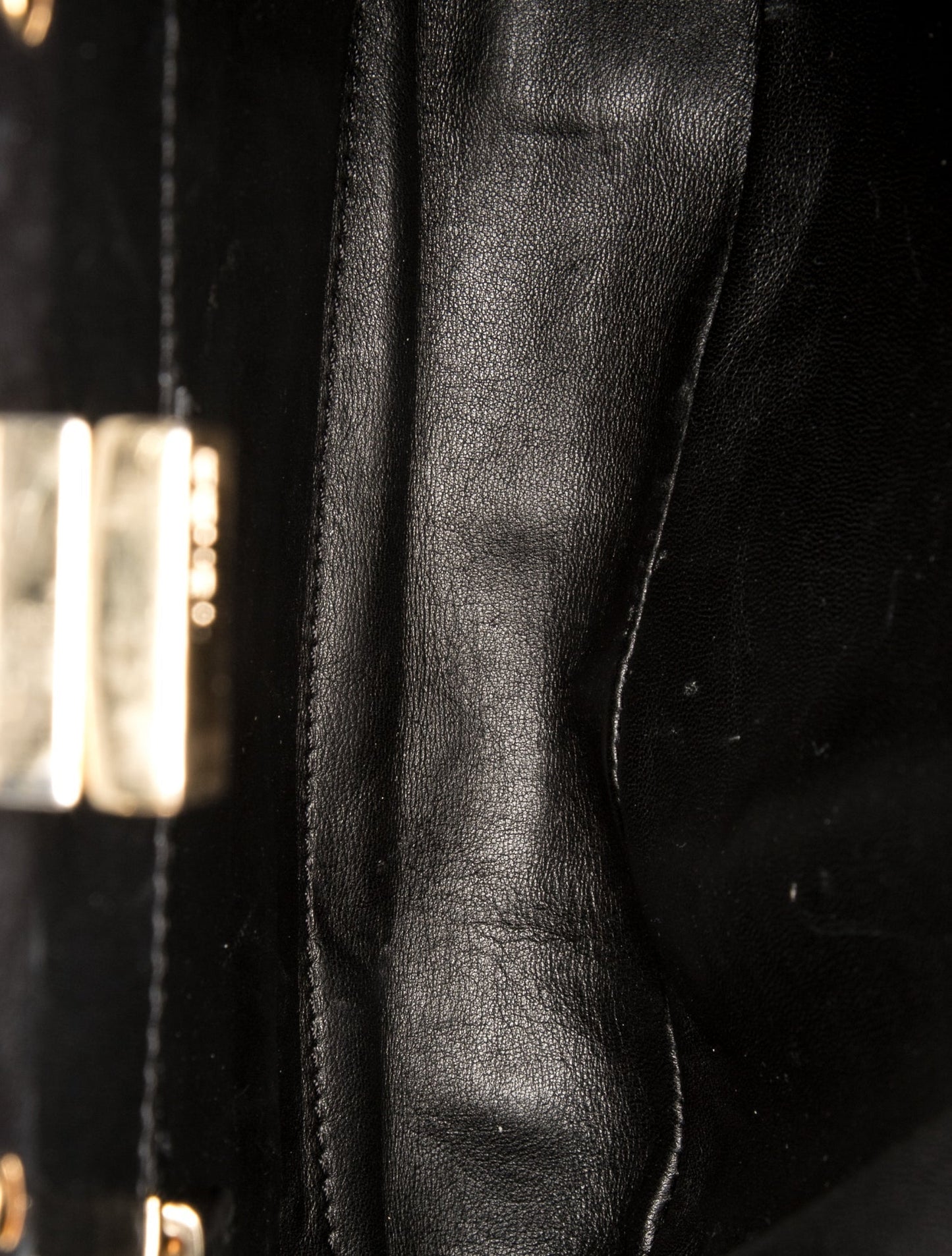 Fendi Leather Peekaboo Mini