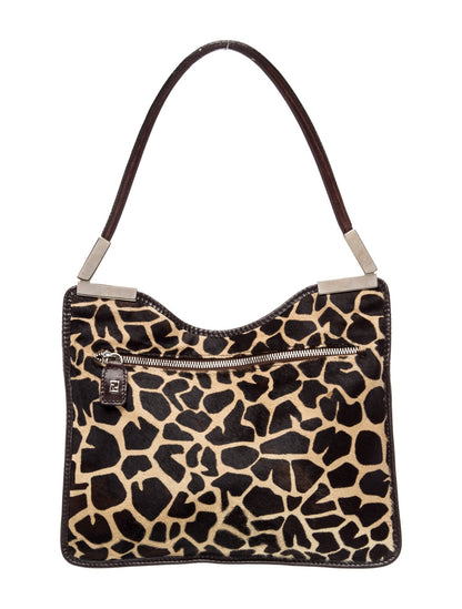 Fendi Zucca FF Shoulder Bag Vintage