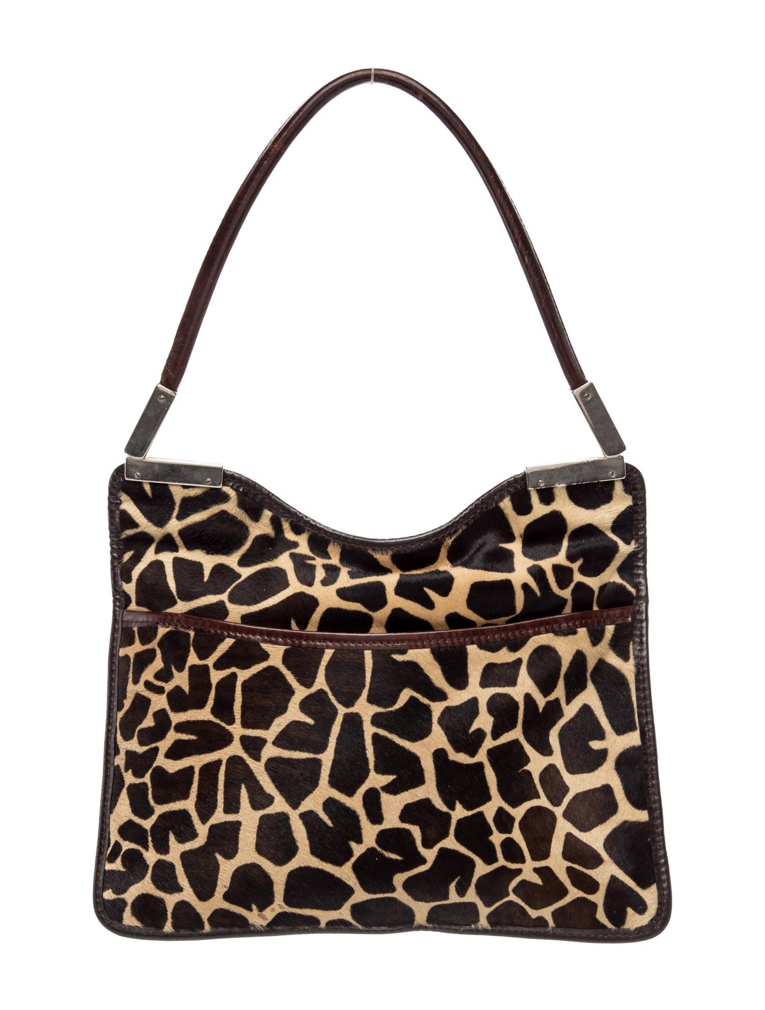 Fendi Zucca FF Shoulder Bag Vintage