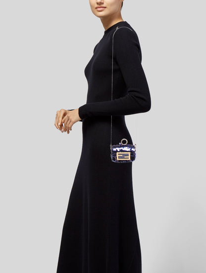 Fendi Sequins Baguette Nano 2023