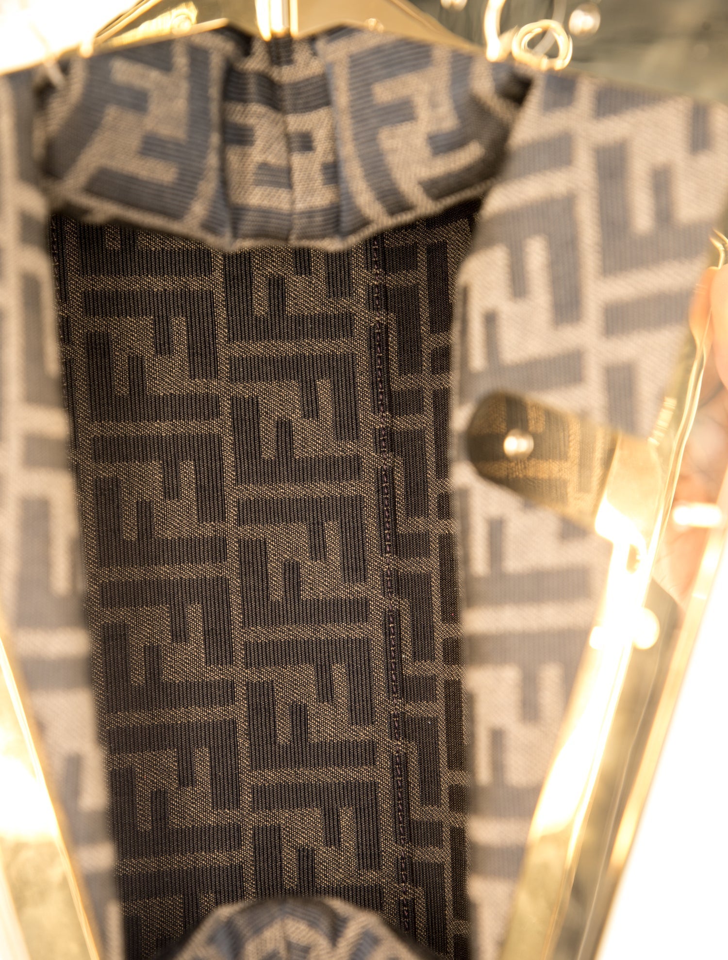 Fendi Zucca FF Clutch w/ Tags