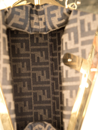 Fendi Zucca FF Clutch w/ Tags