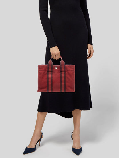 Hermès Toile Fourre-Tout PM