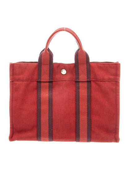 Hermès Toile Fourre-Tout PM