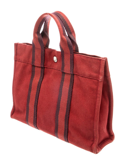 Hermès Toile Fourre-Tout PM