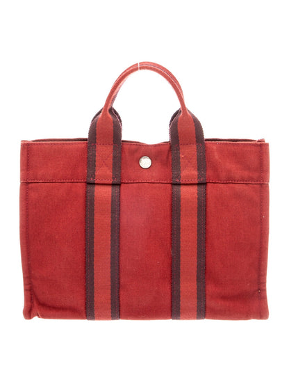 Hermès Toile Fourre-Tout PM