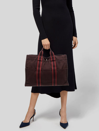 Hermès Toile Fourre-Tout MM