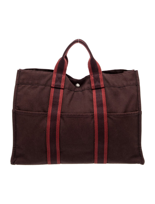 Hermès Toile Fourre-Tout MM