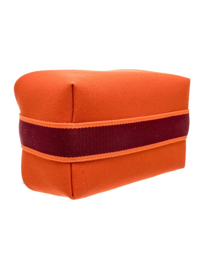 Hermès Toile Small Bride-a-Brac Pouch