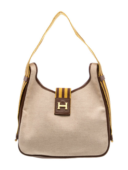 Hermès Toile & Buffalo Tsanda Bag
