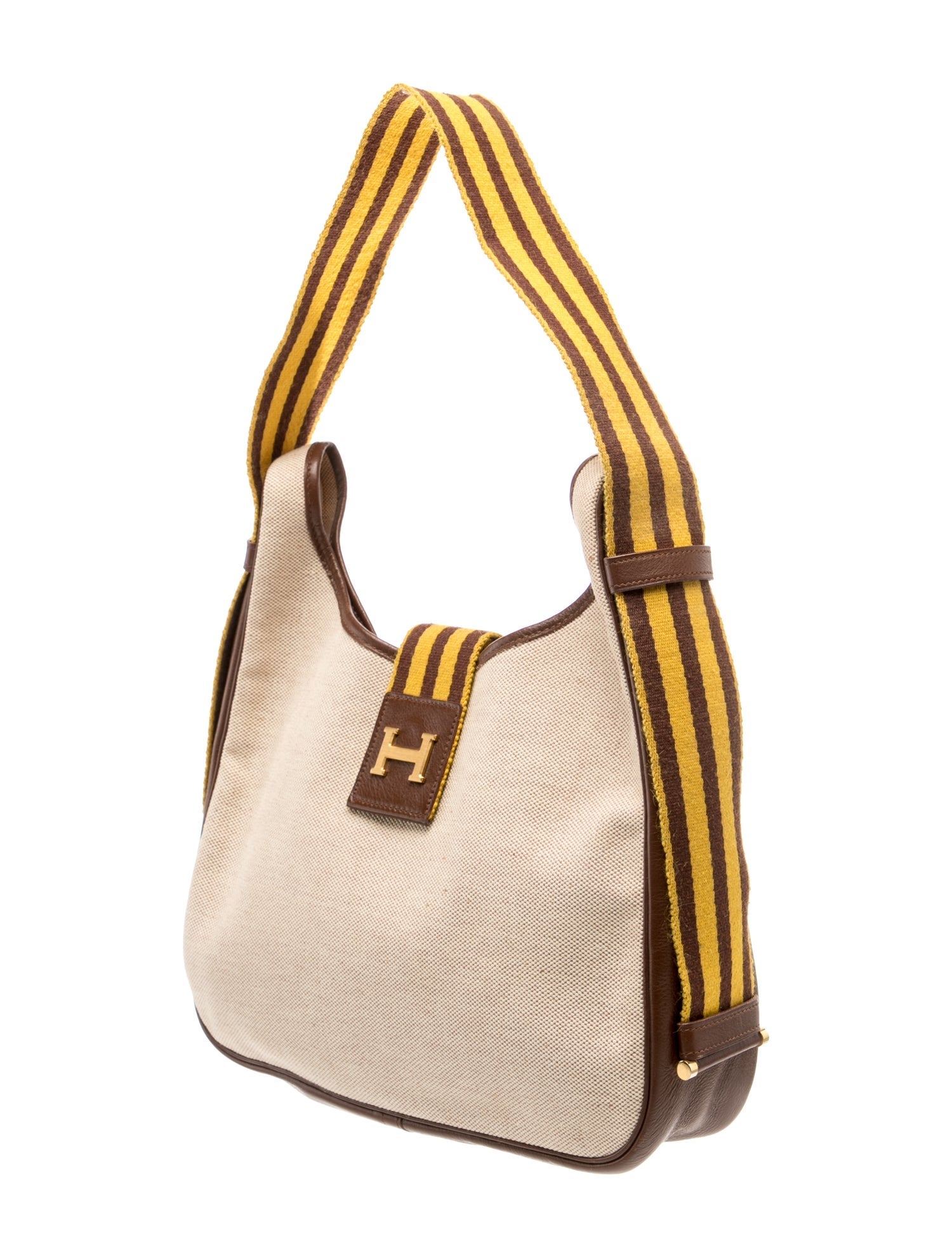 Hermès Toile & Buffalo Tsanda Bag