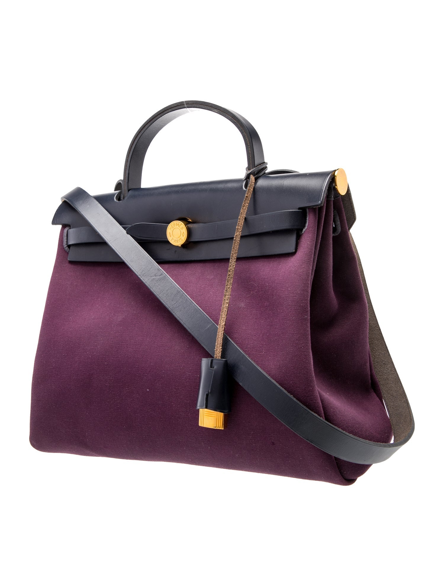 Hermès Toile Officier & Vache Hunter Herbag Zip 31