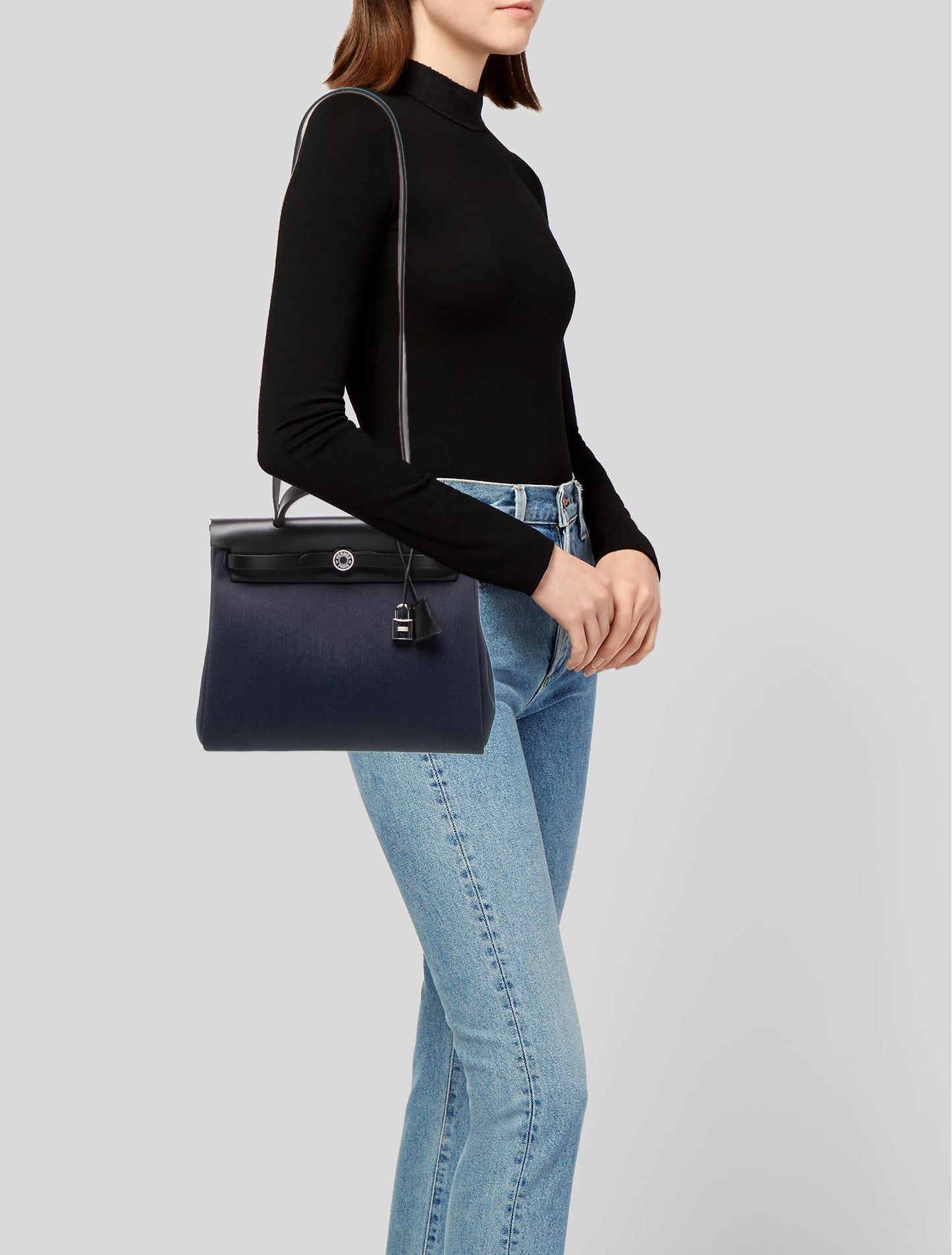 Hermès Toile Militaire Laque Herbag Zip 31