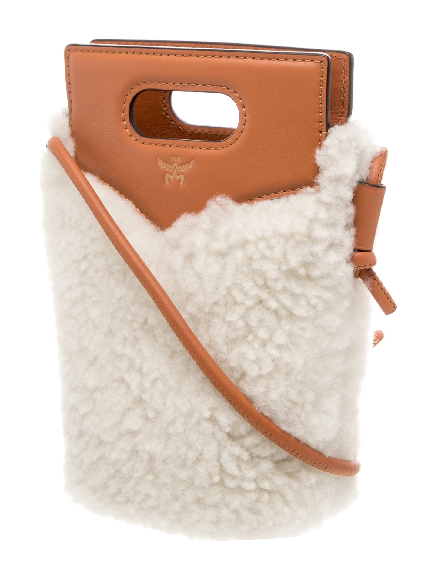 MCM Leather Bucket Bag