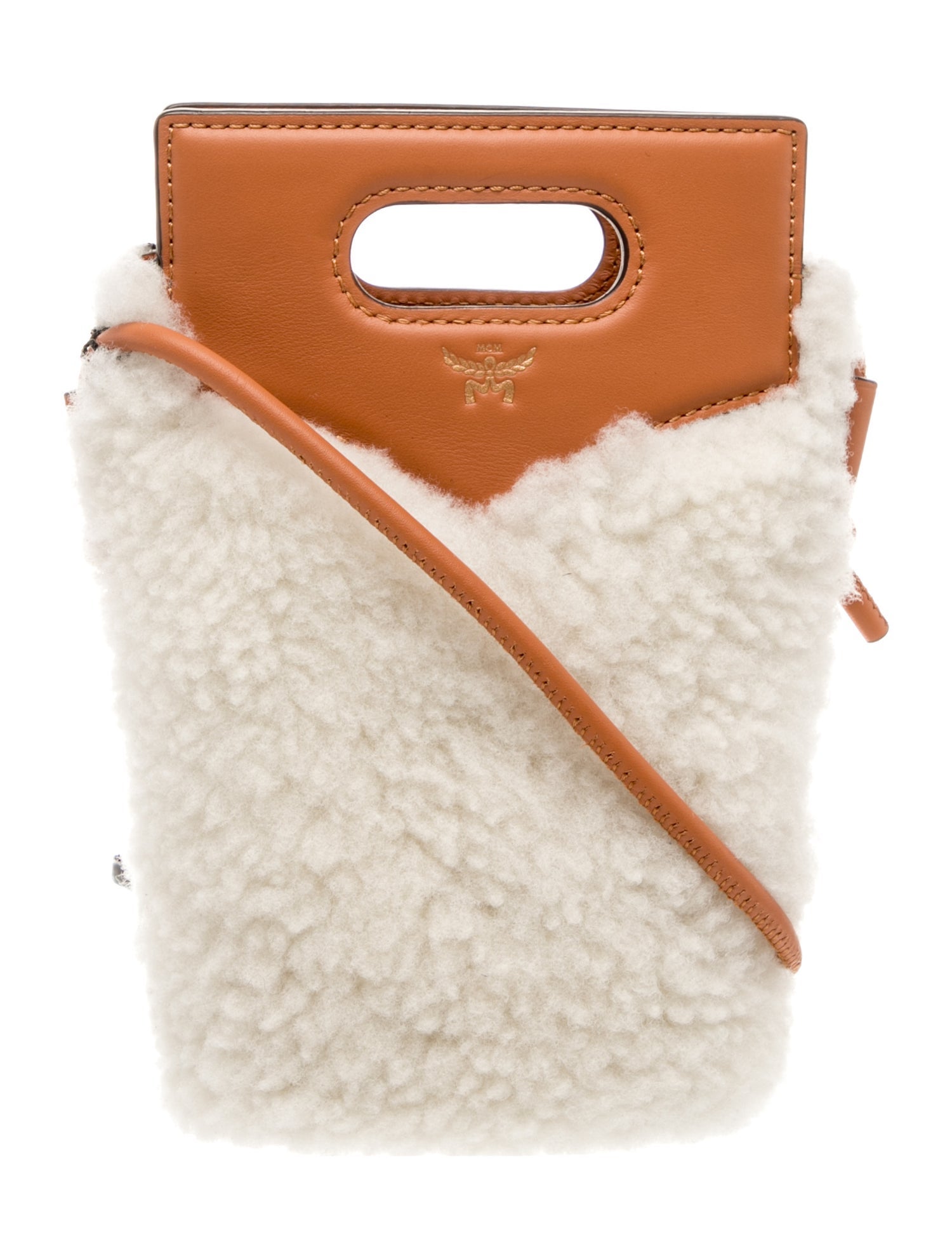 MCM Leather Bucket Bag