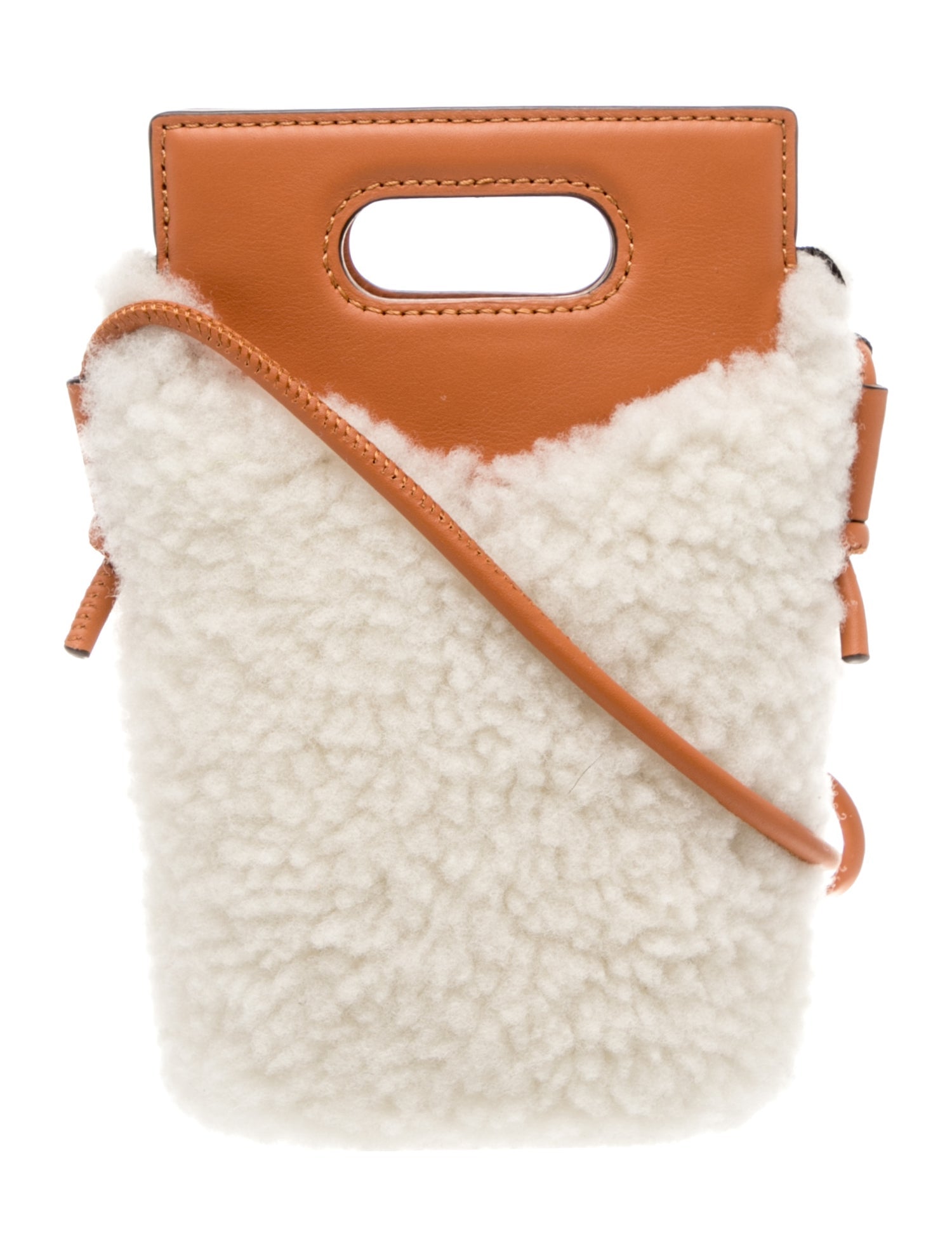 MCM Leather Bucket Bag