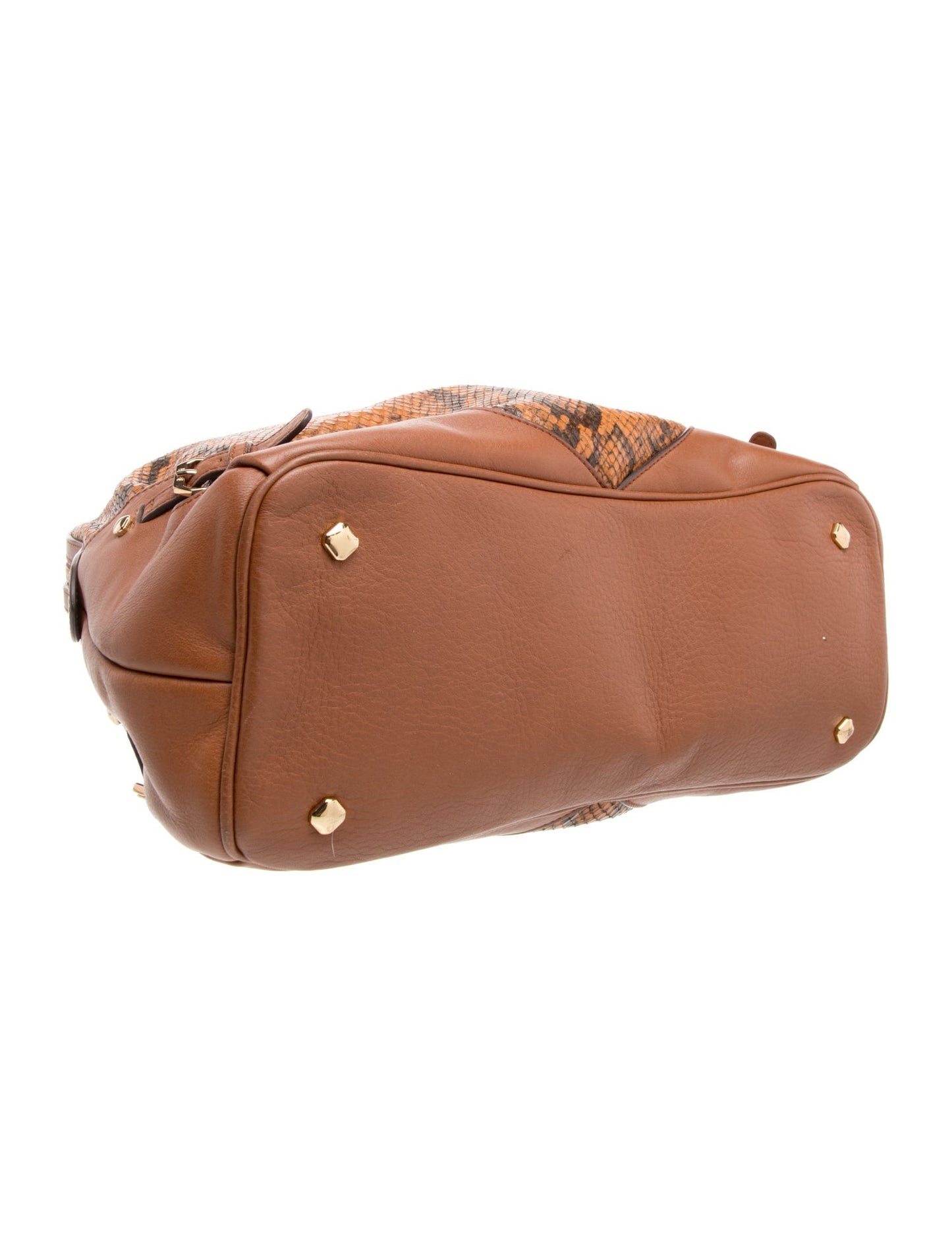MCM PVC Top Handle Bag