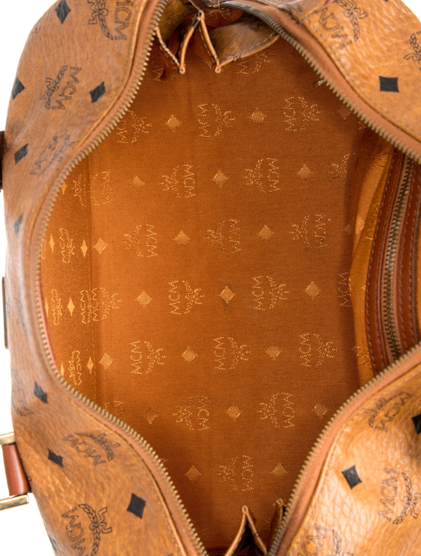 MCM Monogram Top Handle Bag