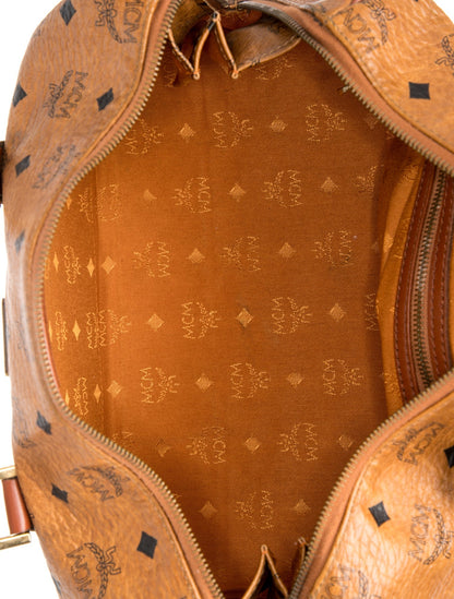 MCM Monogram Top Handle Bag