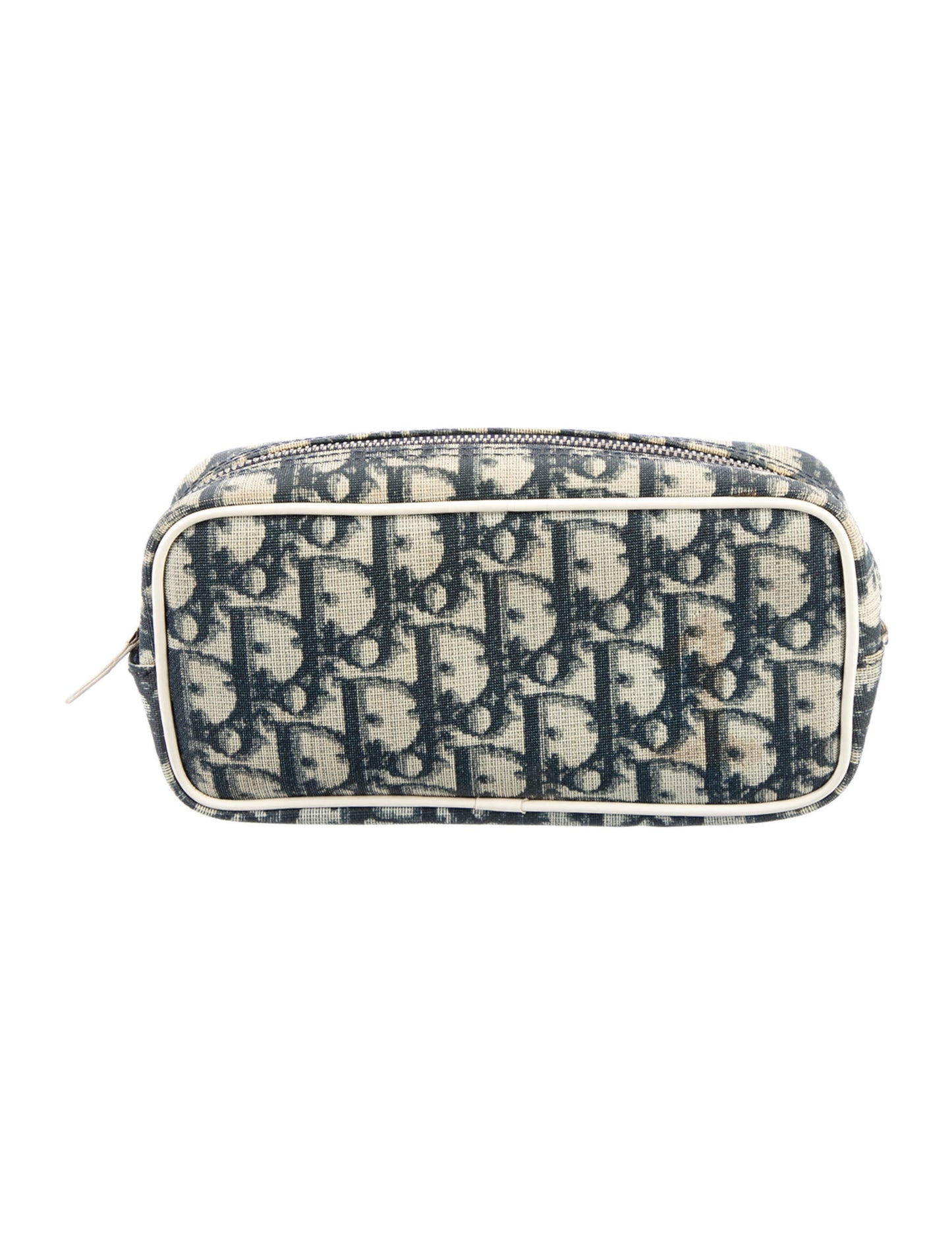 Christian Dior Canvas Printed Cosmetic Bag
