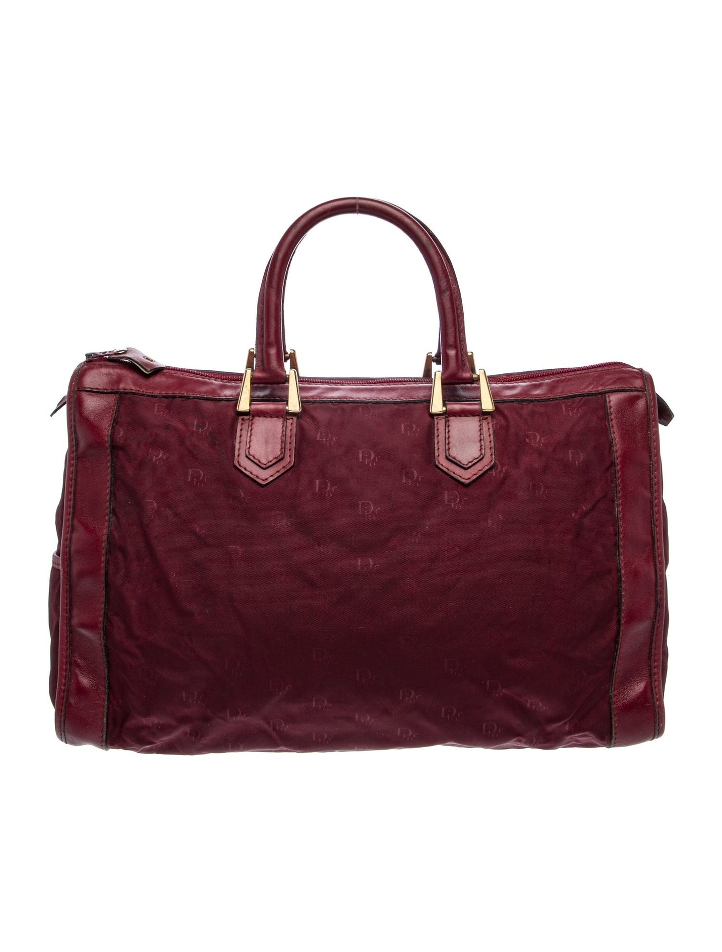 Christian Dior Canvas Briefcase Vintage
