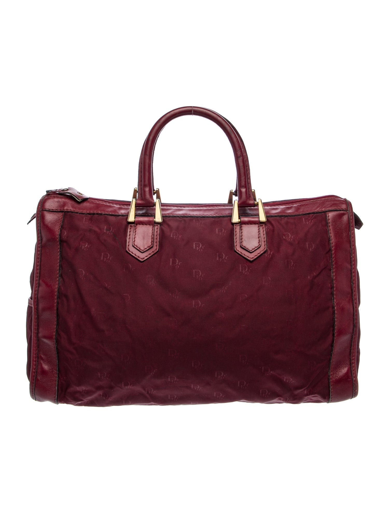 Christian Dior Canvas Briefcase Vintage