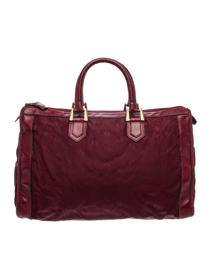 Christian Dior Canvas Briefcase Vintage