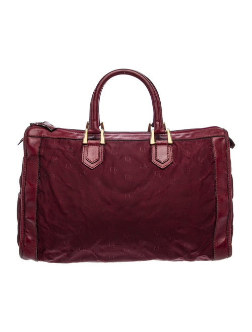 Christian Dior Canvas Briefcase Vintage